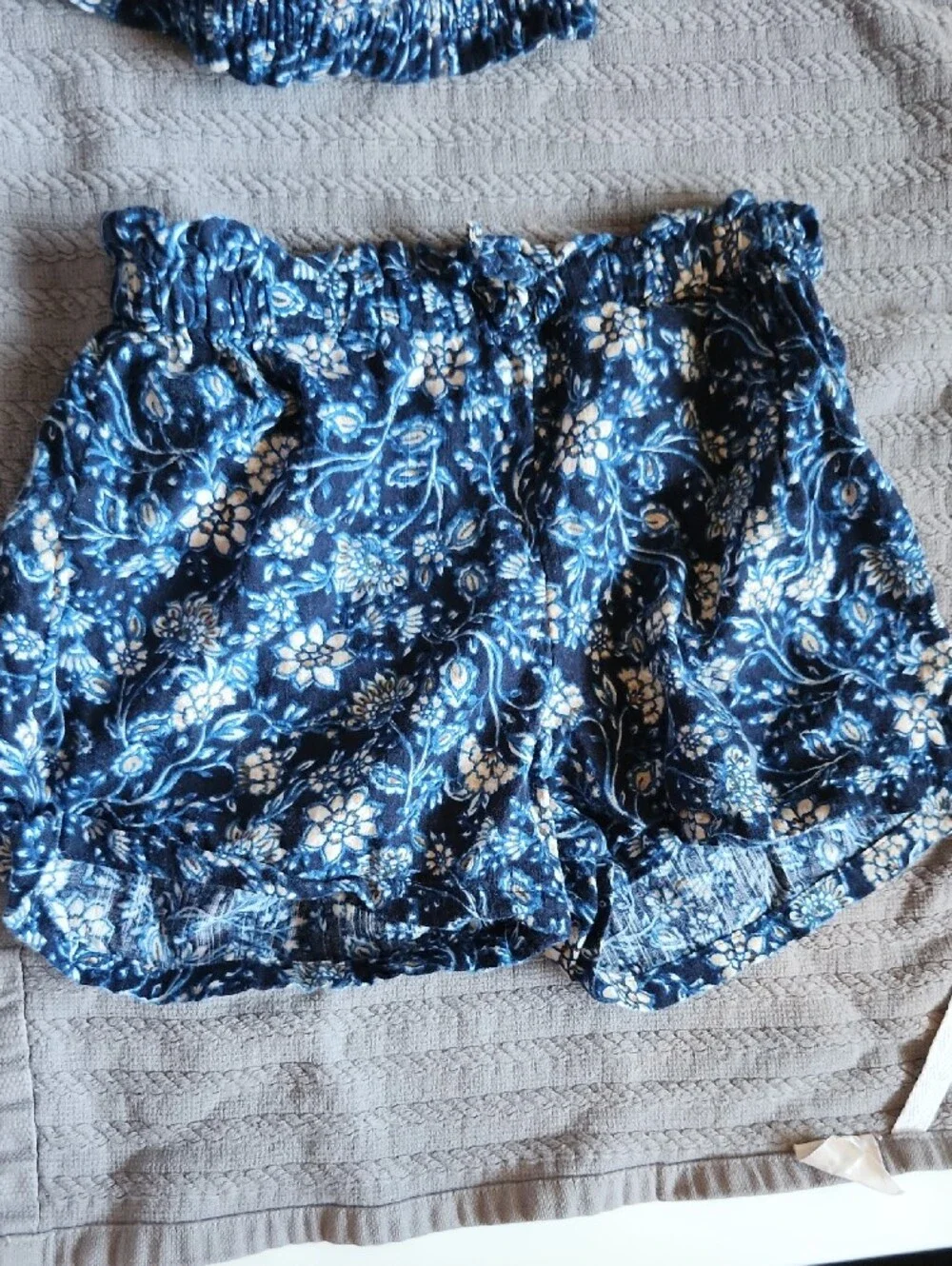Old Navy Matching Printed Sleeveless Smocked Top & Shorts Set for Toddler Girls